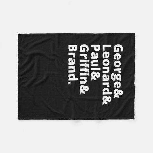 Los Angeles Finest Fleecedecke (Vorderseite (Horizontal))