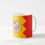 Los Angeles Flag Kaffeetasse (VorderseiteRechts)