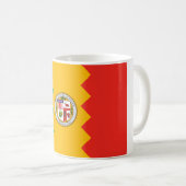 Los Angeles Flag Kaffeetasse (VorderseiteRechts)