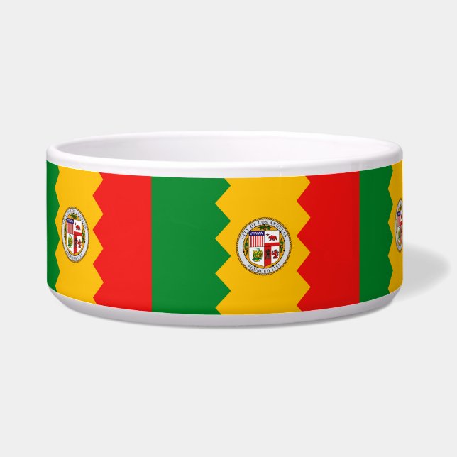 Los Angeles Flag Pet Bowl Napf (Links)
