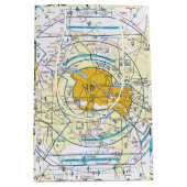 Los Angeles Flyway Chart Mittlere Geschenktüte (Vorderseite)