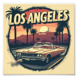 Los Angeles Fotodruck