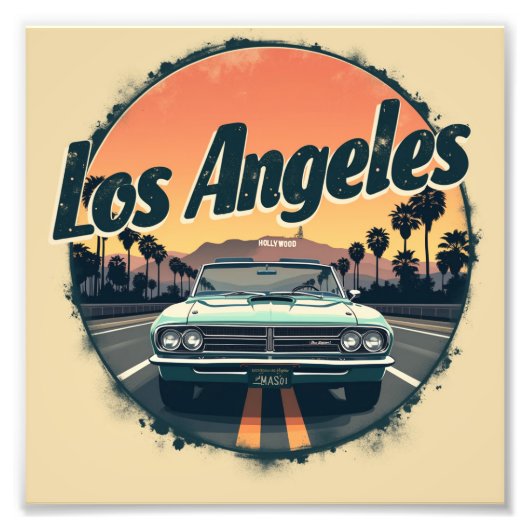 Los Angeles Fotodruck (Vorne)