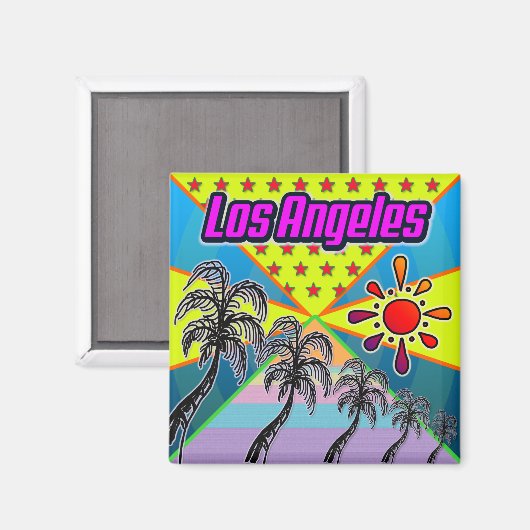 Los Angeles Freedom Magnet (Vorderseite/Rückseite)