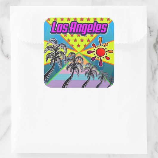 Los Angeles Freedom Sticker (Tasche)