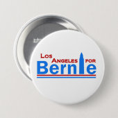 Los Angeles für Bernie Button (Vorne & Hinten)