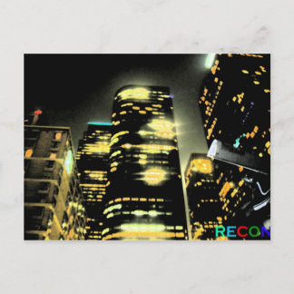 Los Angeles Glow Postkarte
