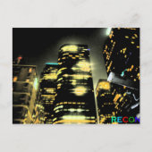 Los Angeles Glow Postkarte (Vorderseite)