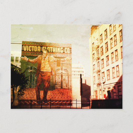 Los Angeles Graffiti Postkarte (Vorderseite)