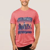Los Angeles Graphic T - Shirt Tri-Blend-Shirt (Vorderseite)