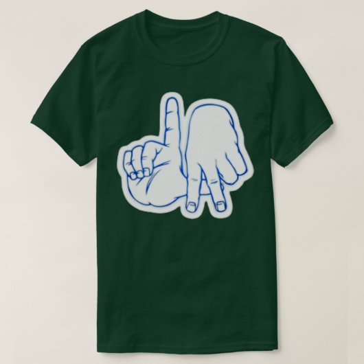 Los Angeles Hand Sign white T-Shirt (Design vorne)