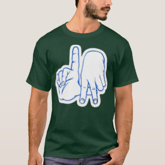 Los Angeles Hand Sign white T-Shirt