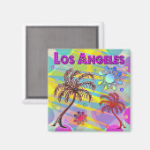 Los Angeles Happy and Hope Magnet (Vorderseite/Rückseite)