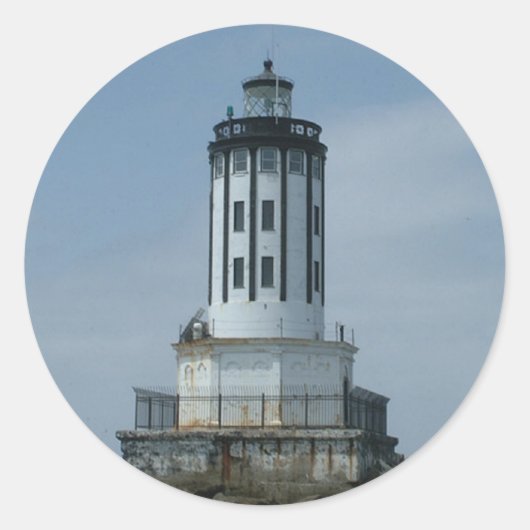 Los Angeles Harbour Lighthouse Runder Aufkleber (Vorderseite)