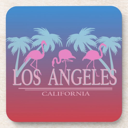 Los Angeles Hard Plastic Untersetzer (Vorderseite)