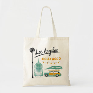 Los Angeles Hollywood Retro-Reise-Kunst Tragetasche