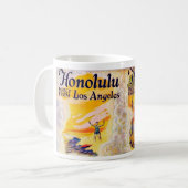 Los Angeles - Honolulu-Steamships Kaffeetasse (Vorderseite Links)