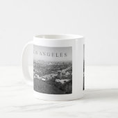 Los Angeles in Schwarz und Weiß Kaffeetasse (Vorderseite Links)