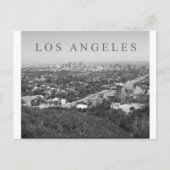 Los Angeles in Schwarz und Weiß Postkarte (Vorderseite)