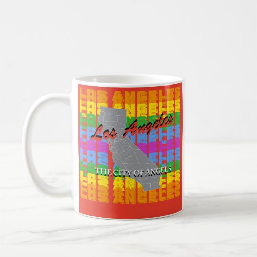 Los Angeles Kaffeetasse  (Links)