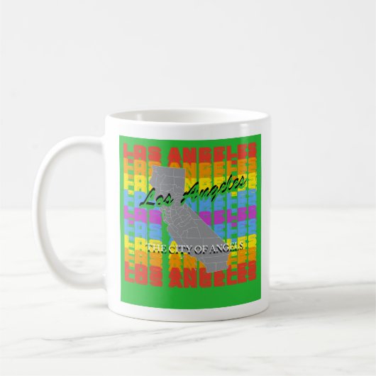 Los Angeles Kaffeetasse (Links)