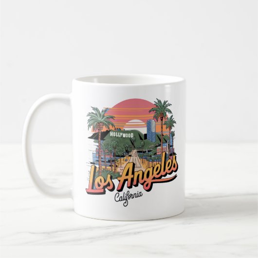 Los Angeles Kaffeetasse (Links)
