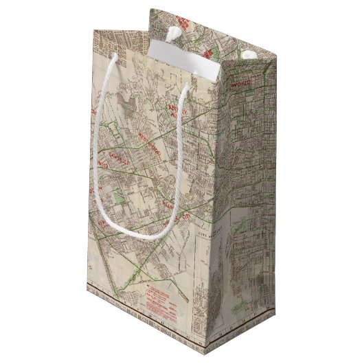 Los Angeles, Kalifornien 2 Kleine Geschenktüte (Rückseite Schrägansicht)