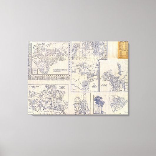 Los Angeles, Kalifornien 2 Leinwanddruck (Vorderseite)