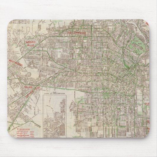 Los Angeles, Kalifornien 2 Mousepad (Vorne)