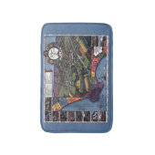 Los Angeles, Kalifornien, antike Luftkarte Badematte (Vorderseite Vertikal)