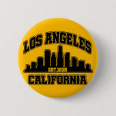 Los Angeles, Kalifornien Button (Vorderseite)