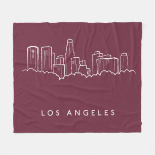 Los Angeles Kalifornien Fleecedecke