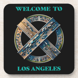 Los Angeles Kalifornien Getränkeuntersetzer