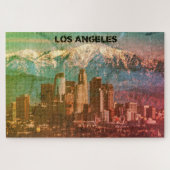 Los Angeles Kalifornien im Winter San Gabriel Puzzle (Horizontal)