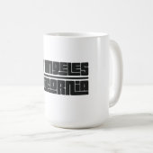 Los Angeles - Kalifornien Kaffeetasse (VorderseiteRechts)