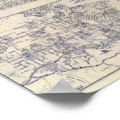 Los Angeles, Kalifornien Poster (Ecke)