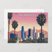 Los Angeles, Kalifornien Postkarte (Vorne/Hinten)