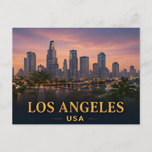 ✈️ Los Angeles Kalifornien Reise Geschenk 🌴 Postkarte