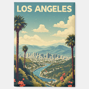 Los Angeles Kalifornien Reise Souvenir Geschenk Magnet
