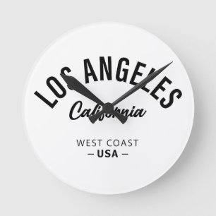 Los Angeles Kalifornien Runde Wanduhr