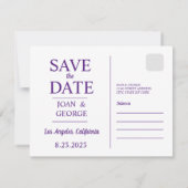 Los Angeles, Kalifornien Save The Date (Rückseite)