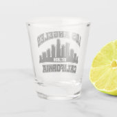Los Angeles, Kalifornien Schnapsglas (Rückseite)
