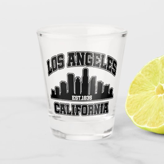 Los Angeles, Kalifornien Schnapsglas (Vorderseite)