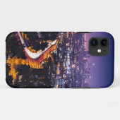 Los Angeles, Kalifornien-Skyline nachts Case-Mate iPhone Hülle (Rückseite (Horizontal))