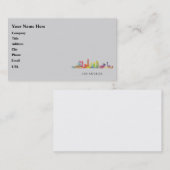 LOS ANGELES, KALIFORNIEN-SKYLINE WB1- VISITENKARTE (Vorne/Hinten)