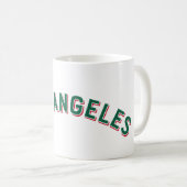 Los Angeles, Kalifornien Vintag Arch Kaffeetasse (VorderseiteRechts)