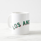 Los Angeles, Kalifornien Vintag Arch Kaffeetasse (Vorderseite Links)