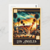 Los Angeles, Kalifornien | VINTAG Postkarte (Vorne/Hinten)