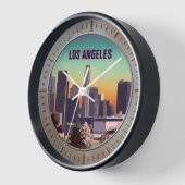 Los Angeles, Kalifornien Wanduhr (Winkel)