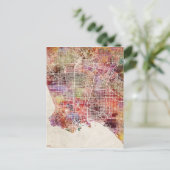 Los Angeles Karte (Stehend Vorderseite)